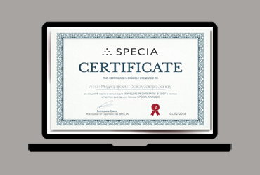 премия Specia Awards в номинации Лучшие результаты в Seo